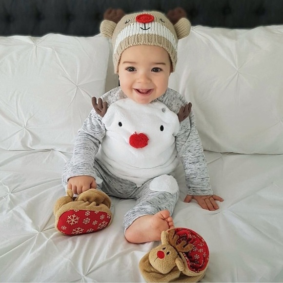 BOYS REINDEER OUTFIT - Picture 1 of 7
